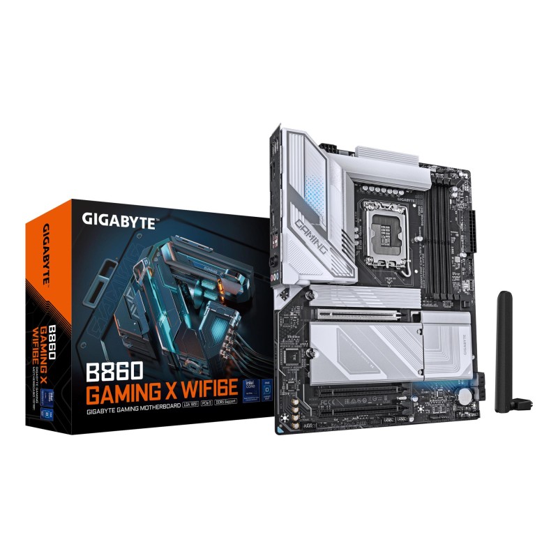 Mainboard|GIGABYTE|Intel B860 Express|LGA1851|ATX|Memory DDR5|Memory slots 4|1xPCI-Express 16x|2xM.2|1xHDMI|1xDisplayPort|1xAudi