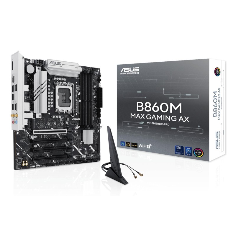 Mainboard|ASUS|Intel B860 Express|LGA1851|Micro-ATX|Memory DDR5|Memory slots 4|B860MMAXGAMINGAX