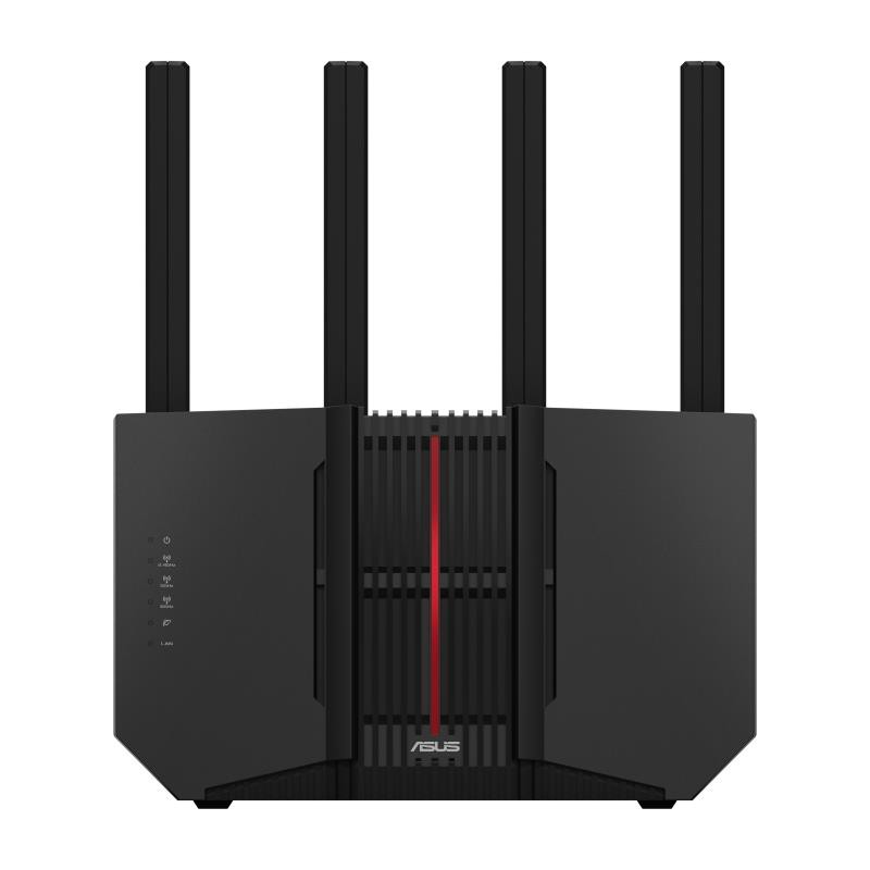 Wireless Router|ASUS|Wireless Router|9700 Mbps|IEEE 802.11a/b/g|IEEE 802.11n|IEEE 802.11ac|IEEE 802.11ax|Number of antennas 4|RT