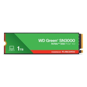 SSD|SANDISK|Green|POWERED BY SANDISK|1TB|M.2|NVMe|Write speed 4200 MBytes/sec|Read speed 5000 MBytes/sec|2.3mm|TBW 150 TB|WDS100