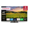 TV Set|THOMSON|43"|4K/Smart|QLED|3840x2160|Bluetooth|Google TV|43QG5C14