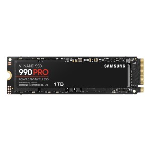 SSD|SAMSUNG|990 PRO|1TB|M.2|PCIE|NVMe|MLC|Write speed 6900 MBytes/sec|Read speed 7450 MBytes/sec|2.3mm|TBW 600 TB|MTBF 1500000 h