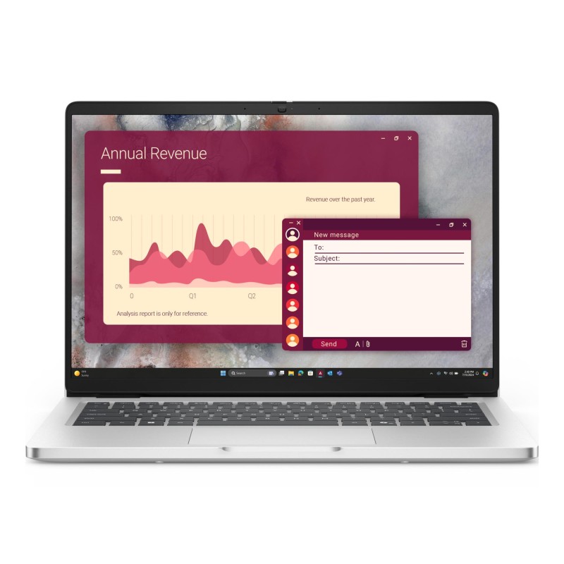 Notebook|DELL|Pro|Pro 14 (PC14250)|CPU Core 3|100U|1200 MHz|14"|RAM 8GB|DDR5|5600 MHz|SSD 512GB|Intel graphics|Integrated|ENG|Ub