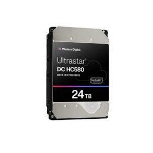 HDD|WESTERN DIGITAL ULTRASTAR|Ultrastar DC HC580|24TB|SATA|512 MB|7200 rpm|3,5"|0F62796