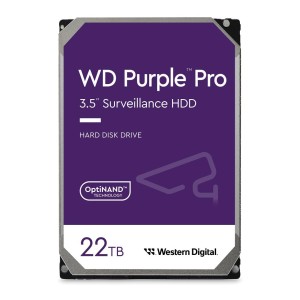 HDD|WESTERN DIGITAL|Purple Pro|22TB|512 MB|7200 rpm|3,5"|WD221PURP