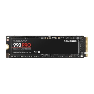 SSD|SAMSUNG|990 PRO|4TB|M.2|PCIe Gen4|NVMe|TLC|Write speed 6900 MBytes/sec|Read speed 7450 MBytes/sec|2.3mm|TBW 2400 TB|MTBF 150