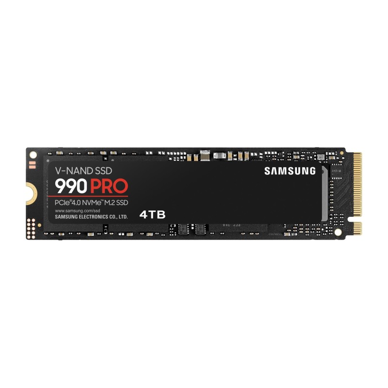 SSD|SAMSUNG|990 PRO|4TB|M.2|PCIe Gen4|NVMe|TLC|Write speed 6900 MBytes/sec|Read speed 7450 MBytes/sec|2.3mm|TBW 2400 TB|MTBF 150