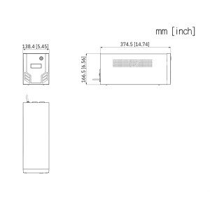 UPS PFM3350-2000L 2000 VA DAHUA
