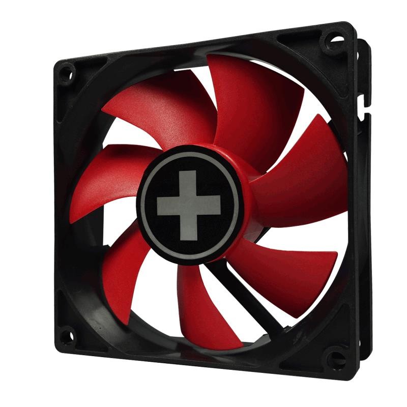 CASE FAN 80MM REDWING 3PIN+4P/12V XF037 XILENCE