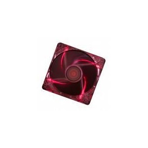 CASE FAN 120MM TRANSP 3PIN+4P/RED 12V XF046 XILENCE