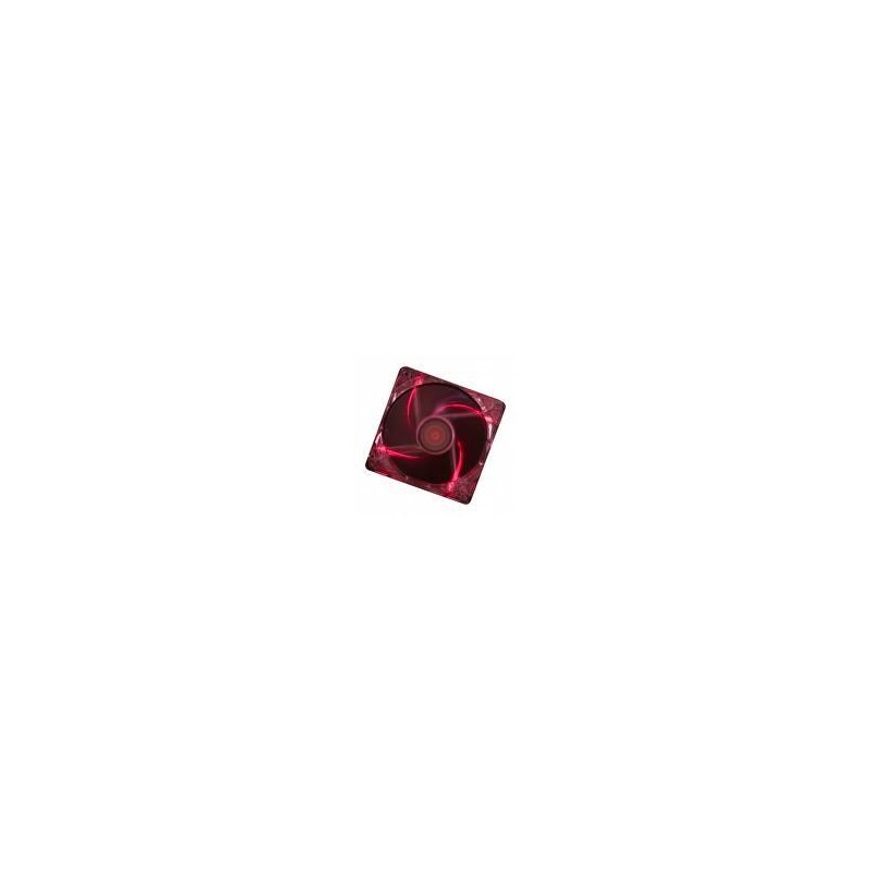 CASE FAN 120MM TRANSP 3PIN+4P/RED 12V XF046 XILENCE