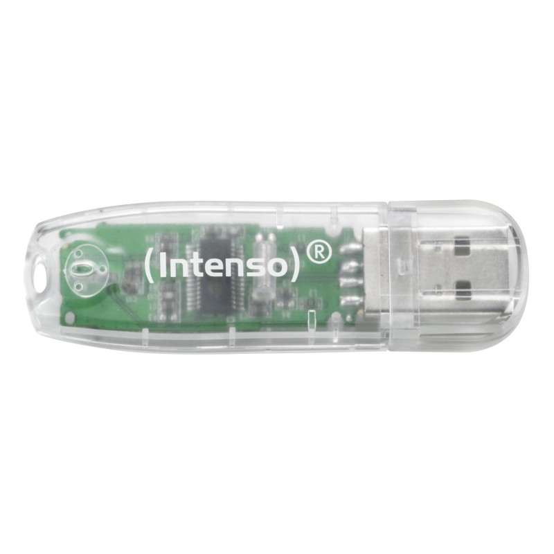 MEMORY DRIVE FLASH USB2 32GB/TRANSPARENT 3502480 INTENSO