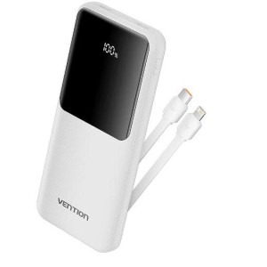 POWER BANK USB 10000MAH 22.5W/WHITE FHOW0 VENTION