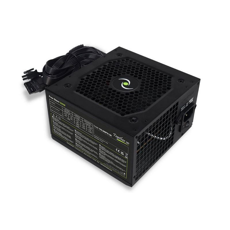 Power Supply|TECNOWARE|FREE SILENT 500W|ATX|PC|180 - 264 V|500 W|FAL506FS12B
