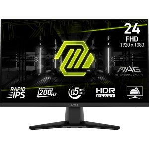 LCD Monitor|MSI|MAG 242F|23.8"|Gaming|Matte|Panel IPS|1920x1080|16:9|200Hz|0.5 ms|Colour Black|MAG242F