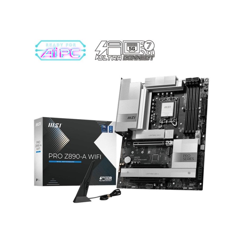 Mainboard|MSI|Intel Z890|LGA1851|ATX|Memory DDR5|Memory slots 4|PROZ890-AWIFI