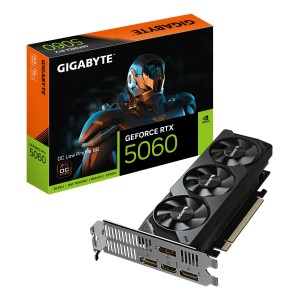 Graphics Card|GIGABYTE|NVIDIA GeForce RTX 5060|8 GB|GDDR7|128 bit|PCIE 5.0 16x|GPU 2512 MHz|Triple slot Fansink|GV-N5060OC-8GL