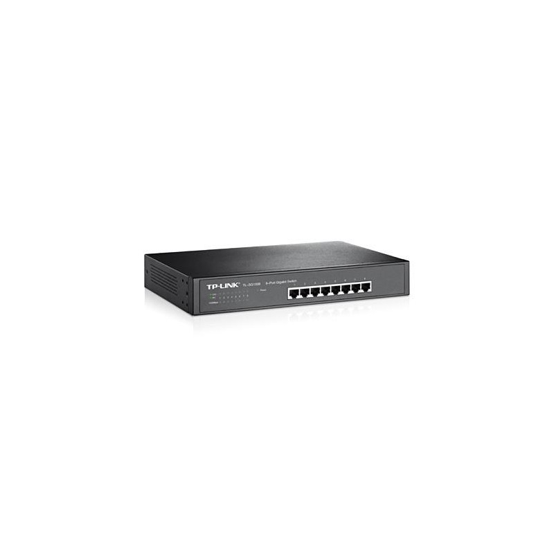 Switch|TP-LINK|Rack|8x10Base-T / 100Base-TX / 1000Base-T|TL-SG1008