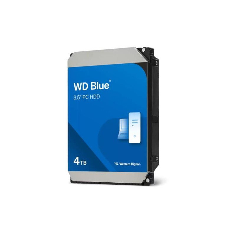 HDD|WESTERN DIGITAL|Blue|4TB|128 MB|5400 rpm|3,5"|WD40EZZX