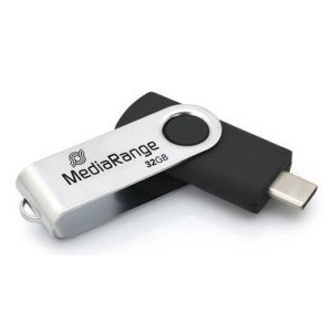 MEMORY DRIVE FLASH USB-C 32GB/MR1952 MEDIARANGE