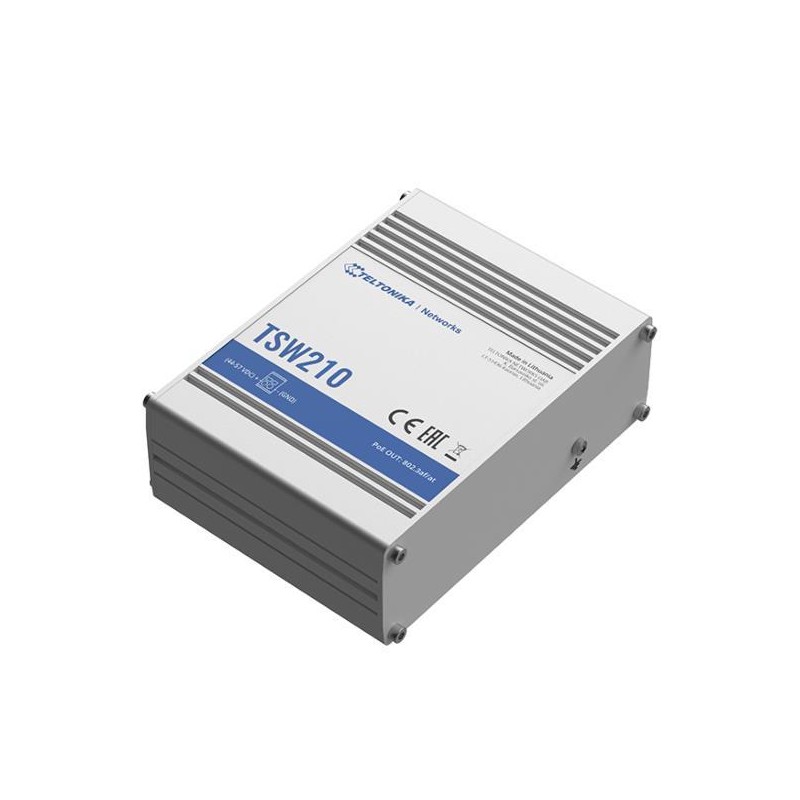 Switch|TELTONIKA|TSW210|8x10Base-T / 100Base-TX / 1000Base-T|2xSFP|TSW210