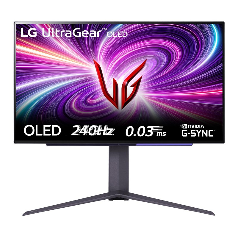 Monitor|LG|27GS95QE-B|26.5"|Gaming|Panel OLED|2560x1440|16:9|240Hz|0.03 ms|Swivel|Pivot|Height adjustable|Tilt|27GS95QE-B