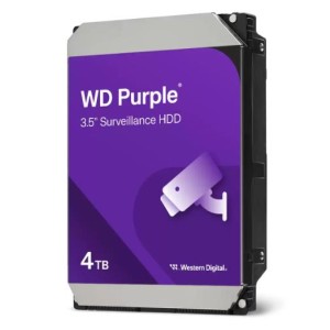 HDD|WESTERN DIGITAL|Purple|4TB|128 MB|5400 rpm|3,5"|WD44PURZ