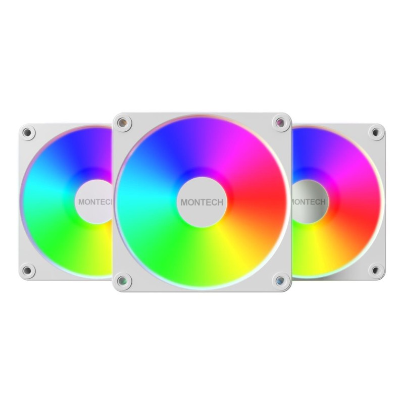 CASE FAN 120MM GF120R V2/ARGB PWM 3I1 (W) MONTECH