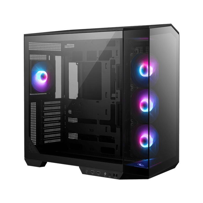Case|MSI|MAG PANO 100R PZ|MidiTower|Case product features Transparent panel|ATX|MicroATX|MiniITX|Colour Black|MAGPANO100RPZ