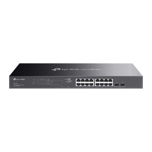 Switch|TP-LINK|Omada|SG2218P|Desktop/pedestal|16x10Base-T / 100Base-TX / 1000Base-T|2xSFP|PoE+ ports 16|150 Watts|SG2218P