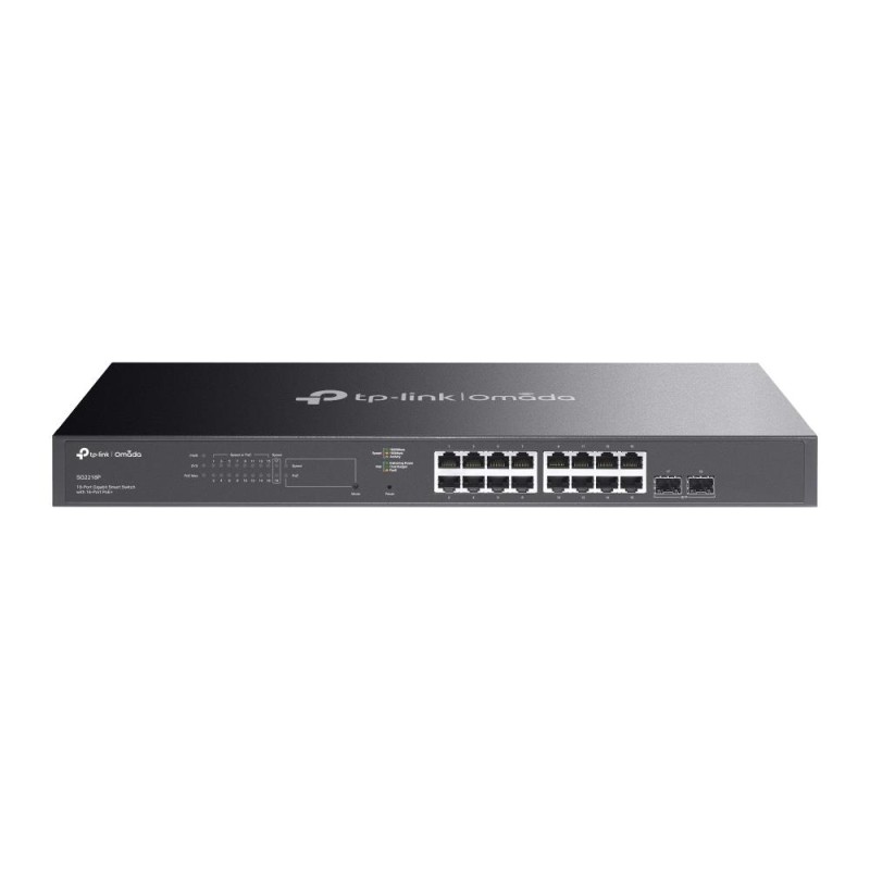 Switch|TP-LINK|Omada|SG2218P|Desktop/pedestal|16x10Base-T / 100Base-TX / 1000Base-T|2xSFP|PoE+ ports 16|150 Watts|SG2218P