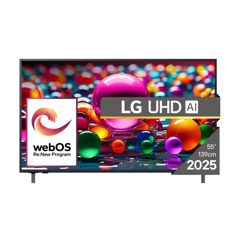 TV Set|LG|55"|4K/Smart|3840x2160|Wireless LAN|Bluetooth|webOS|55UA75003LA