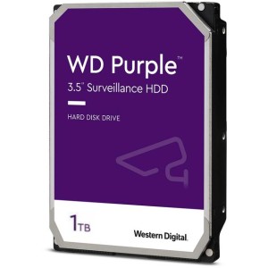 HDD|WESTERN DIGITAL|Purple|1TB|SATA 3.0|64 MB|5400 rpm|3,5"|WD11PURZ