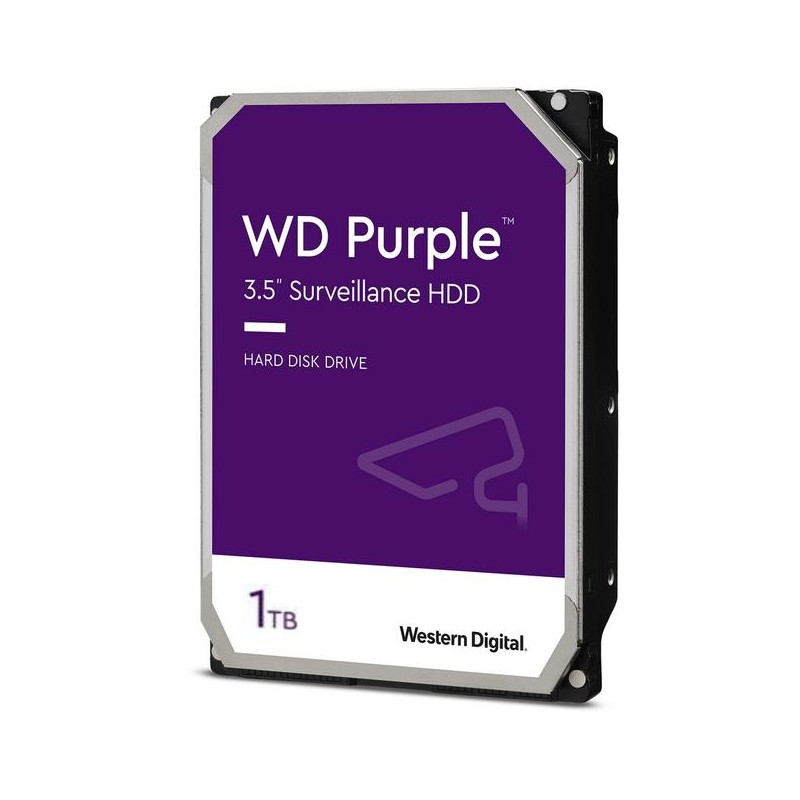 HDD|WESTERN DIGITAL|Purple|1TB|SATA 3.0|64 MB|5400 rpm|3,5"|WD11PURZ