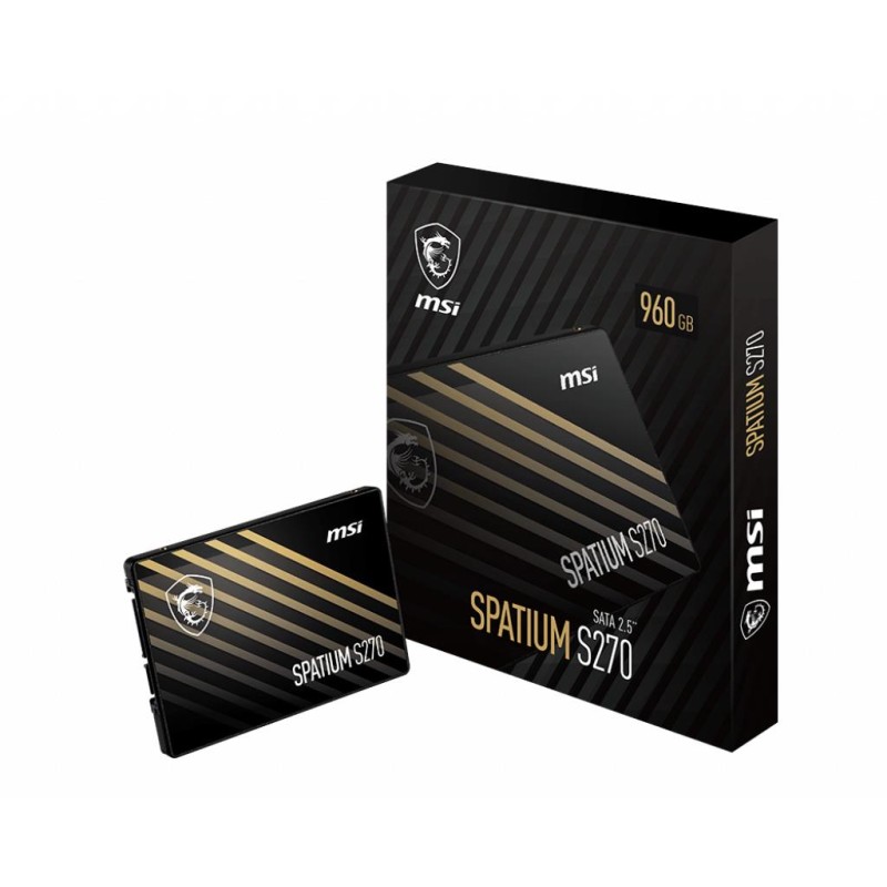 SSD|MSI|SPATIUM S270|240GB|SATA|3D NAND|Write speed 400 MBytes/sec|Read speed 500 MBytes/sec|2,5"|TBW 250 TB|MTBF 2000000 hours|