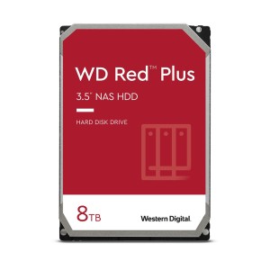 HDD|WESTERN DIGITAL|Red Plus|8TB|SATA|256 MB|5640 rpm|3,5"|WD80EFPX