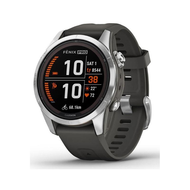 SMARTWATCH FENIX 7S PRO SOLAR/SS/GRAPH 010-02776-01 GARMIN