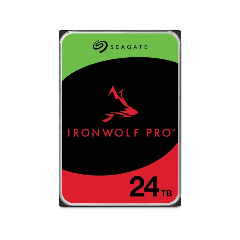 HDD|SEAGATE|IronWolf Pro|24TB|SATA|512 MB|7200 rpm|Discs/Heads 10/20|3,5"|ST24000NT002