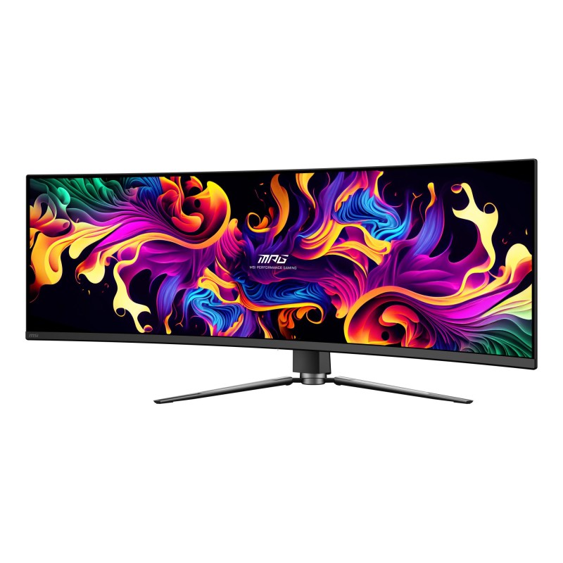 Monitor|MSI|MPG 491CQP QD-OLED|49"|Gaming/Curved|Panel QD-OLED|5120x1440|32:9|144Hz|Matte|0.03 ms|Swivel|Height adjustable|Tilt|