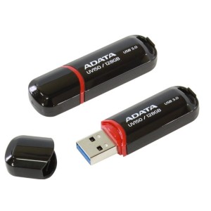 MEMORY DRIVE FLASH USB3 128GB/BLACK AUV150-128G-RBK ADATA
