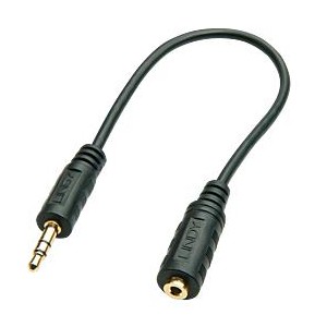 CABLE ADAPTER AUDIO 2.5/3.5MM/0.2M 35699 LINDY