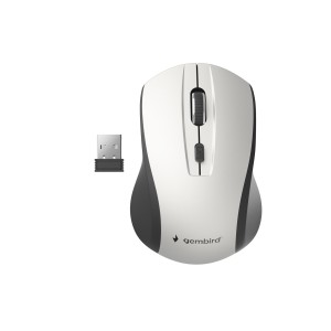MOUSE USB OPTICAL WRL BLACK/SILVER MUSW-4B-02-BS GEMBIRD