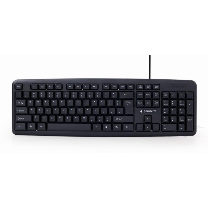 KEYBOARD STANDART USB ENG/BLACK KB-U-103 GEMBIRD