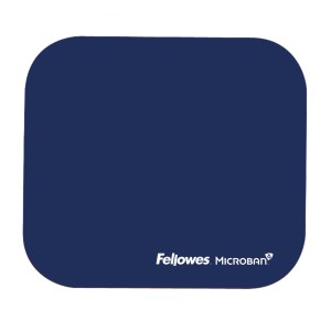 MOUSE PAD MICROBAN/BLUE 5933805 FELLOWES