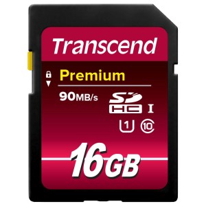 MEMORY SDHC 16GB UHS-I 300X/C10 TS16GSDU1 TRANSCEND