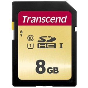 MEMORY SDHC 8GB UHS-I/TS8GSDC500S TRANSCEND