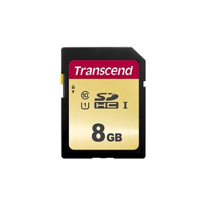 MEMORY SDHC 8GB UHS-I/TS8GSDC500S TRANSCEND