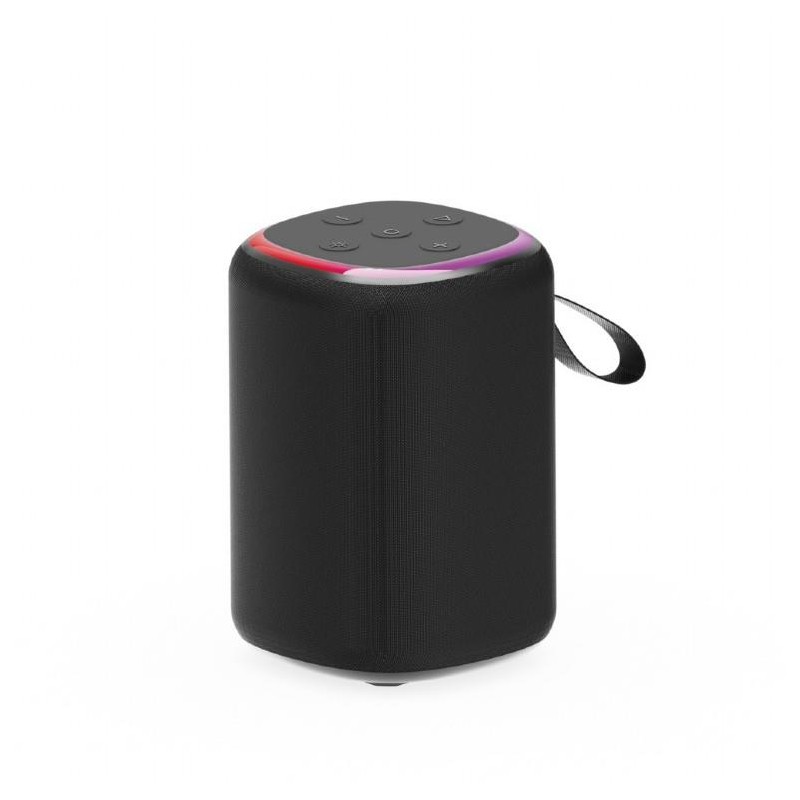 Portable Speaker|GEMBIRD|Black|Wireless|Bluetooth|SPK-BT-LED-08S