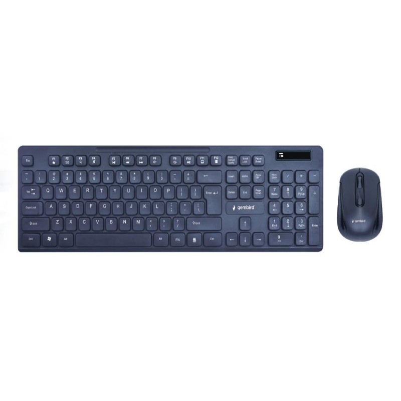 KEYBOARD +MOUSE WRL ENG/DESKTOP BK KBS-WCH-03 GEMBIRD