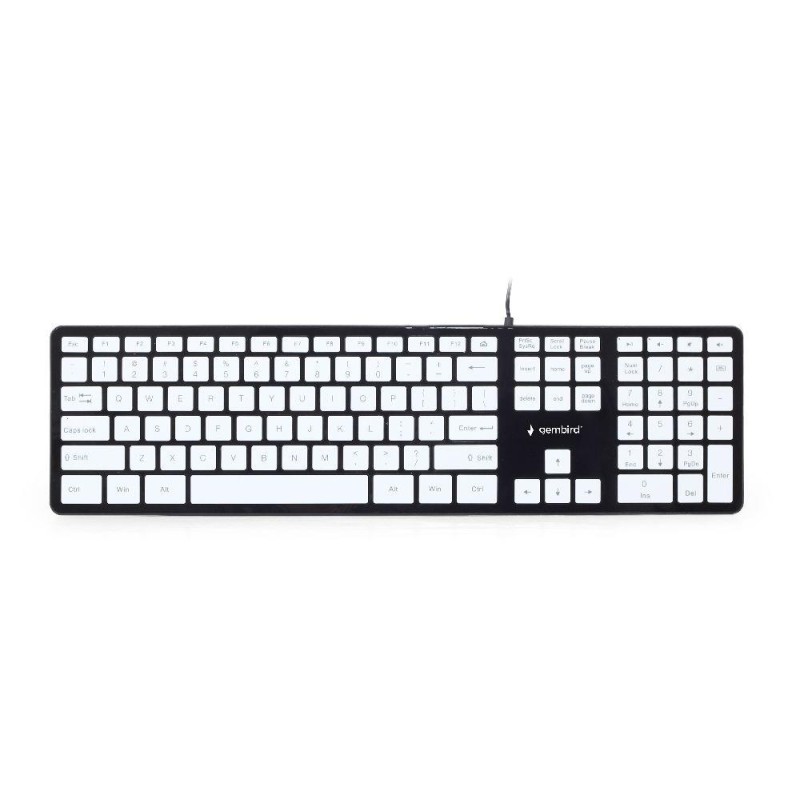 KEYBOARD MULTIMEDIA USB ENG/CHOCOL. KB-MCH-02-BKW GEMBIRD